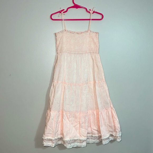 Squareneck Tiered Midi Dress. - Picture 2 of 11